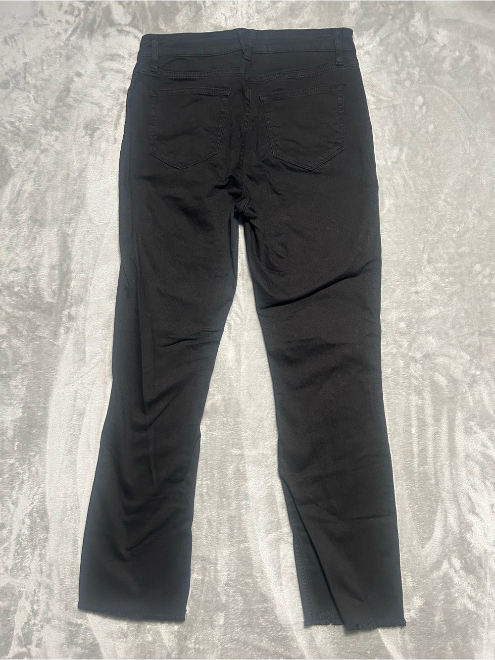 Vineyard Vines High Rise Kick Flare Jeans Women’s 27 Black Raw Hem - Picture 2 of 7